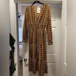 Sunday up multiple color midi dress